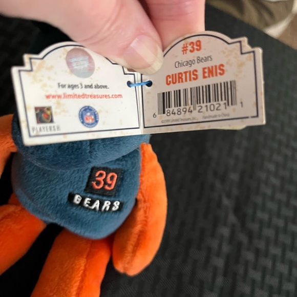 Limited Treasures Pro Bear Curtis Enis 39 Chicago Bears Beanie NWT - Picture 6 of 10